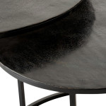 Paris Prix Lot De 3 Tables Gigognes "Oxidize" 80cm Noir