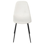 Paris Prix Lot De 4 Chaises Côtelé "Scott" 85cm Beige