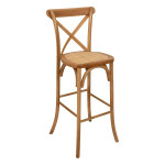 Paris Prix Lot De 4 Chaises De Bar En Chêne "Isak" 110cm Naturel