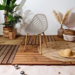 Paris Prix Lot De 4 Chaises De Jardin "Alameda" 83cm Taupe