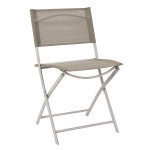 Paris Prix Lot De 4 Chaises De Jardin "Elba" 80cm Beige