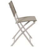 Paris Prix Lot De 4 Chaises De Jardin "Elba" 80cm Beige