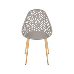 Paris Prix Lot De 4 Chaises De Jardin "Lucena" 83cm Taupe