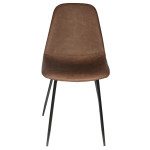 Paris Prix Lot De 4 Chaises Design "Amber" 86cm Marron
