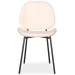 Paris Prix Lot De 4 Chaises Design Bouclette "Vincent" 80cm Crème