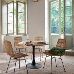Paris Prix Lot De 4 Chaises Design "Kubu" 88cm Naturel