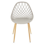 Paris Prix Lot De 4 Chaises Design "Malaga" 80cm Taupe