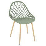 Paris Prix Lot De 4 Chaises Design "Malaga" 80cm Vert