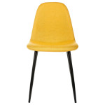 Paris Prix Lot De 4 Chaises Design "Nokas" 85cm Jaune