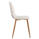 Paris Prix Lot De 4 Chaises Design "Poésie" 86cm Multicolore