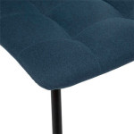 Paris Prix Lot De 4 Chaises Design "Sirac" 83cm Bleu Canard