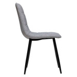Paris Prix Lot De 4 Chaises Design "Sirac" 83cm Gris Clair