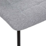 Paris Prix Lot De 4 Chaises Design "Sirac" 83cm Gris Clair