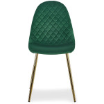Paris Prix Lot De 4 Chaises En Velours "Waynor" 87cm Vert