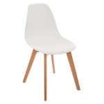Paris Prix Lot De 4 Chaises Enfant "Scandinave" 58cm Blanc