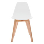 Paris Prix Lot De 4 Chaises Enfant "Scandinave" 58cm Blanc