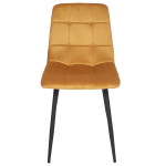 Paris Prix Lot De 4 Chaises "Mateo" 88cm Jaune Moutarde