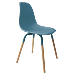 Paris Prix Lot De 4 Chaises "Phenix" 85cm Bleu Canard