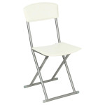 Paris Prix Lot De 4 Chaises Pliantes "Assise" 83cm Blanc