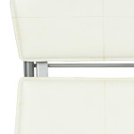 Paris Prix Lot De 4 Chaises Pliantes "Assise" 83cm Blanc