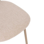 Paris Prix Lot De 4 Chaises Rembourrées "Kamili" 84cm Beige