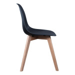 Paris Prix Lot De 4 Chaises Scandinave "Atun" 86cm Noir