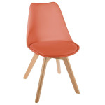 Paris Prix Lot De 4 Chaises Scandinave "Baya" 81cm Terracotta