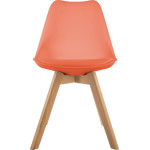 Paris Prix Lot De 4 Chaises Scandinave "Baya" 81cm Terracotta