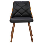 Paris Prix Lot De 4 Chaises Scandinave "Cargo" 79cm Noisette & Noir