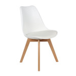 Paris Prix Lot De 4 Chaises Scandinave "Coquil" 81cm Blanc