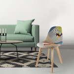 Paris Prix Lot De 4 Chaises Scandinave "Patchwork" 86cm Multicolore