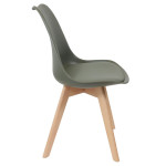 Paris Prix Lot De 4 Chaises Scandinave "Skansen" 81cm Kaki