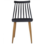 Paris Prix Lot De 4 Chaises Scandinaves "Estelle" 77cm Noir