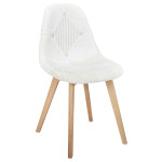 Paris Prix Lot De 4 Chaises Scandinaves "Patchwork" 87cm Blanc