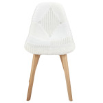 Paris Prix Lot De 4 Chaises Scandinaves "Patchwork" 87cm Blanc