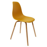 Paris Prix Lot De 4 Chaises Scandinaves "Phénix" 81cm Moutarde