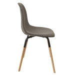 Paris Prix Lot De 4 Chaises Scandinaves "Phénix" 85cm Gris Foncé