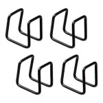 paris prix Lot de 4 Clips de Fixation "Mix N Modul" 3cm Noir