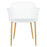 Paris Prix Lot De 4 Fauteuils Design "Malaga" 80cm Blanc