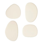 paris prix Lot de 4 Patères Organiques "Karen" 10cm Ivoire