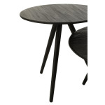 Paris Prix Lot De 4 Tables Basses En Bois "Teck" 70cm Noir