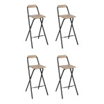 paris prix Lot de 4 Tabourets de Bar "Louna" Naturel Trend