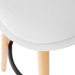 Paris Prix Lot De 4 Tabourets De Bar "Maxon" 91cm Blanc