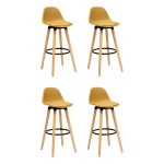 paris prix Lot de 4 Tabourets de bar "Maxon" 91cm Ocre