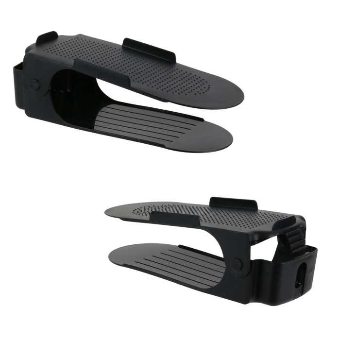 Paris Prix Lot De 5 Range-Chaussures "Magique" 25cm Noir