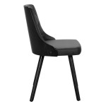 Paris Prix Lot De 6 Chaises Scandinave "Cargo" 79cm Noir