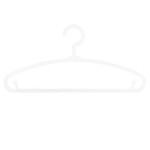 Paris Prix Lot De 6 Cintres Pour Enfant "Basique" 28cm Blanc