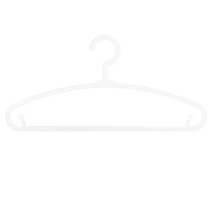 Paris Prix Lot De 6 Cintres Pour Enfant "Basique" 28cm Blanc