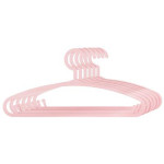 paris prix Lot de 6 Cintres pour Enfant "Basique" 28cm Rose