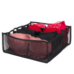 paris prix Lot de 6 Rangements "Sous-Vêtements" 32cm Noir